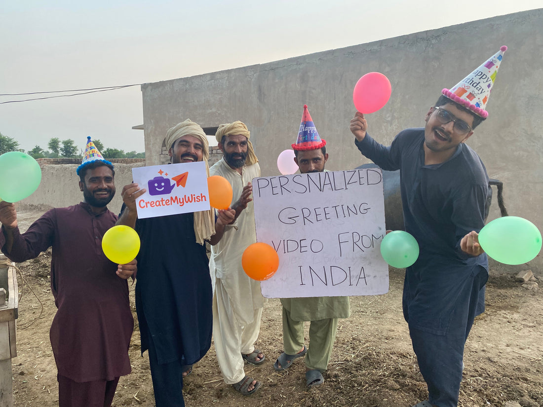 Colorful Greetings from India – Celebrate Every Emotion with CreateMyWish