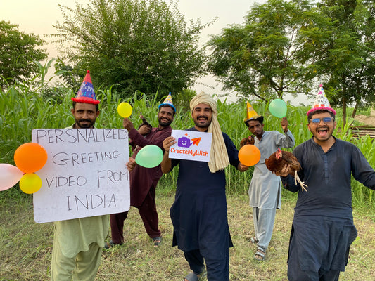 Personalized Greeting Video from India